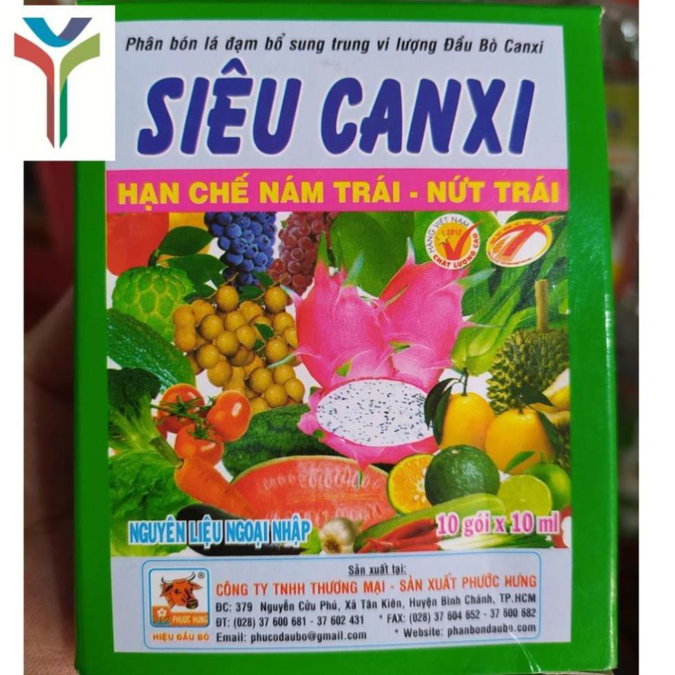 Siêu CANXI  Phân Bón Lá Canxi Chống Thối Trái, Nứt Trái