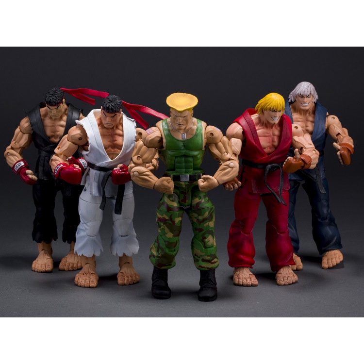 Neca Mô Hình Nhân Vật Truyện Tranh Street Fighter Ryu Ken Chun Li Gouki Guile Bằng PVC