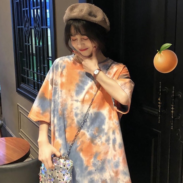 Áo loang cam hồng DGV764
