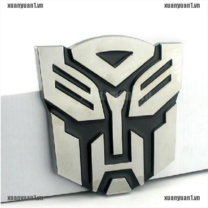 [XUANYUAN1] Huy Hiệu Đồ Họa Logo Transformers 3D Bảo Vệ Tự Động