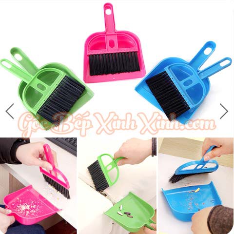 Bộ chổi quét và hót rác mini tiện lợi