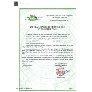 Sữa bột Nuti Growplus Suy Dinh Dưỡng 900g Mẫu Mới