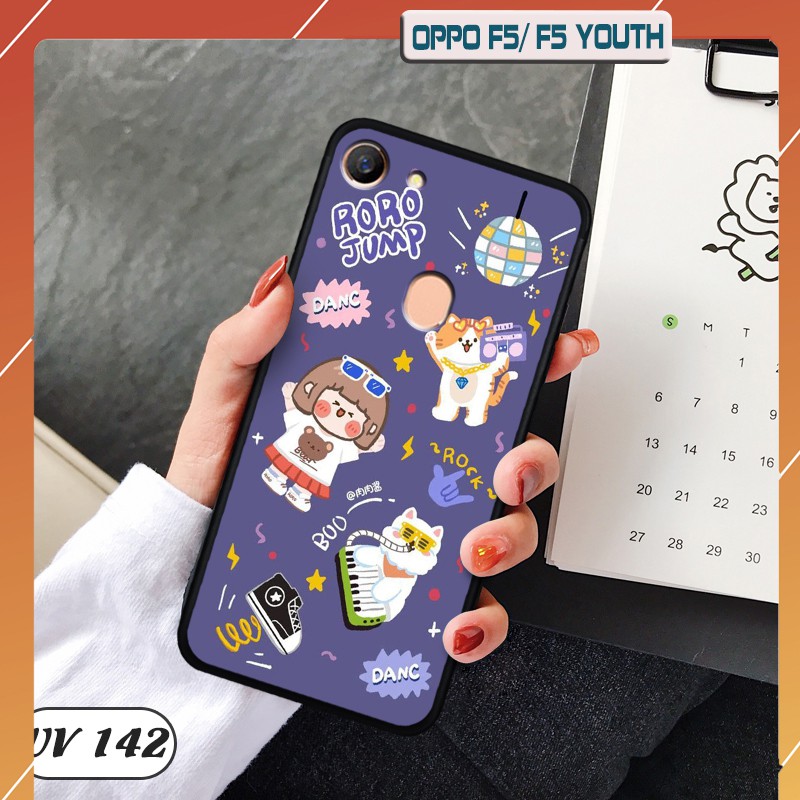 Ốp lưng OPPO F5/ OPPO F5 Youth lưng nhám viền dẻo