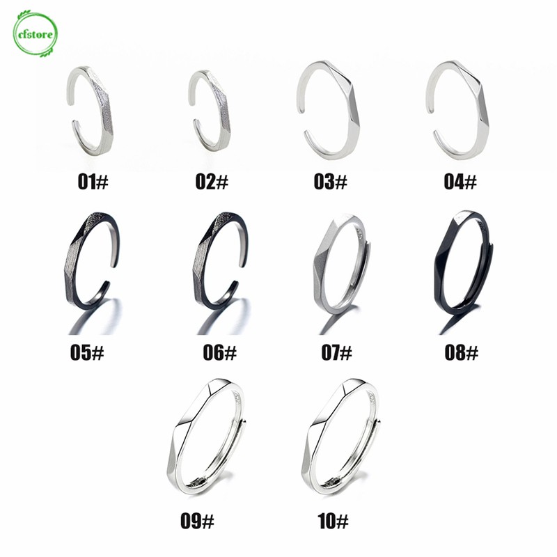 Nhẫn hở tùy chỉnh kích thước thiết kế đơn giản thời trang cho cặp đôi