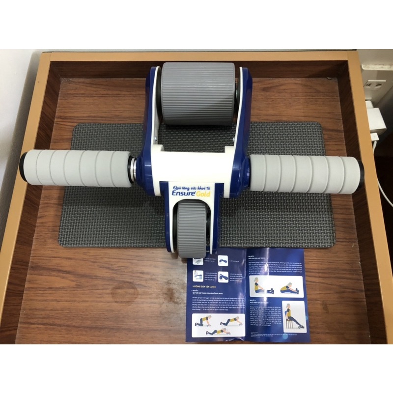 CON LĂN TẬP THỂ DỤC ĐA NĂNG AB 2 BÁNH TẶNG THẢM LÓT GỐI - Shop Dathang1688