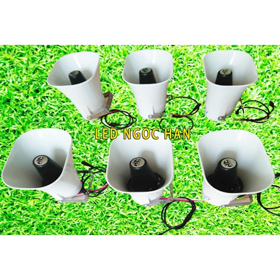 Loa nén 10W 12V liền công suất, dùng làm loa led pháo hoa, camera, phóng thanh, bán hàng rong, tiếng chim hót