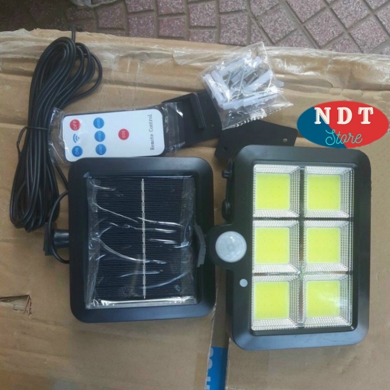 Đèn năng lượng mặt trời solar light mini giá rẻ Đèn Led có điều khiển cảm biến hồng ngoại chuyển động  SL-F120