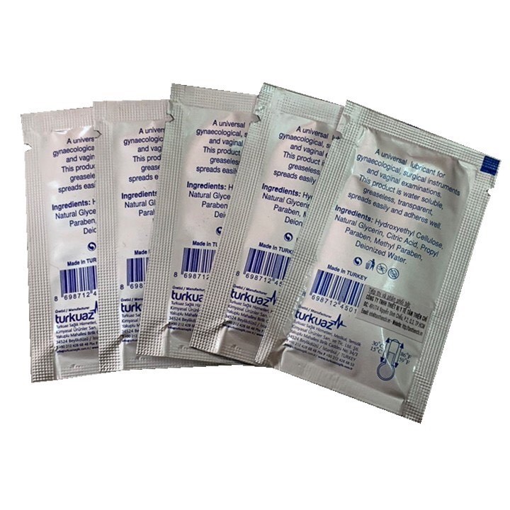 Gel bôi trơn gốc nước tiệt trùng KLY gói 5gram  một bịch dùng 1 lần