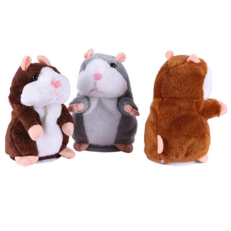 Chuột Hamster nhồi bông ghi âm giọng nói dễ thương cho bé