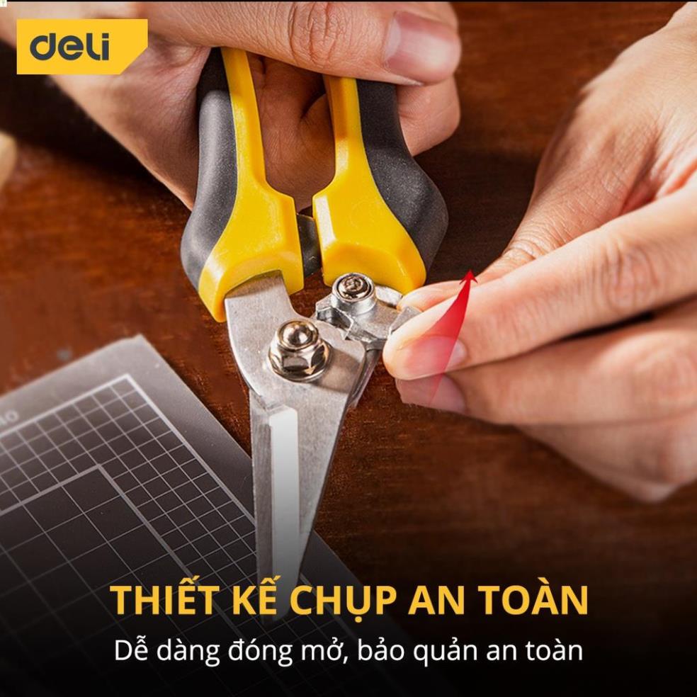 Kìm Cắt Đa Năng Deli Cao Cấp Kích Thước 8inch - Chất Liệu Chống Mòn, Gỉ - Sử Dụng Được Trên Nhiều Vật Liệu - DL2908 .