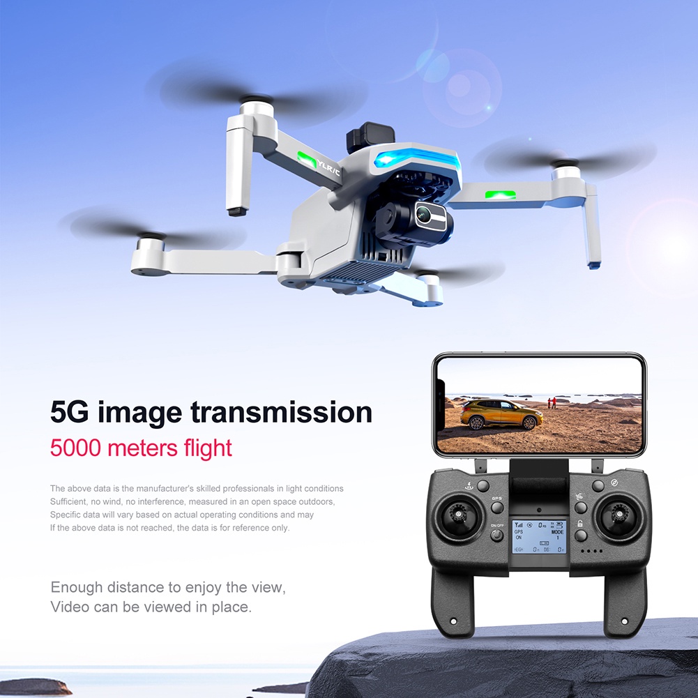 Flycam 8k giá rẻ thiết kế 2 camera cảm biến chống va chạm động cơ khôn