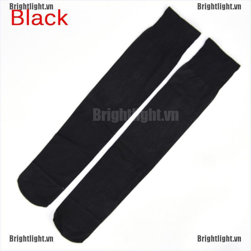 Set 10 Đôi Vớ Trong Suốt Dài Đến Gối Phối Ren Thời Trang Quyến Rũ Dành Cho Nữ