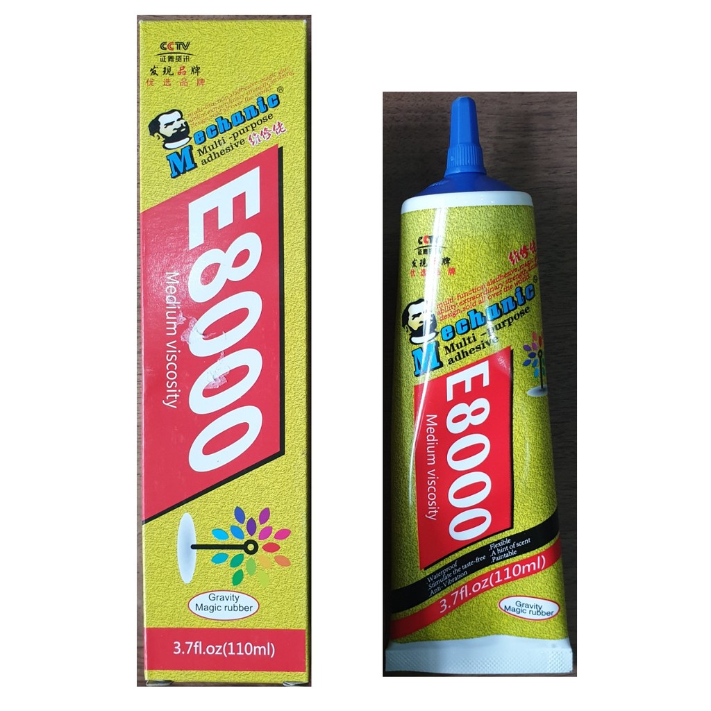Keo dán E8000 ( màu trong 110ml )