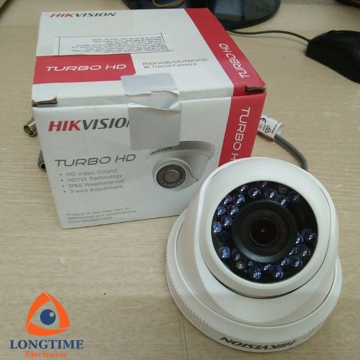 Camera Hikvision DS-2CE56C0T-IRP , camera dành cho đầu ghi , Cảm biến High-Performance CMOS 1MP , 1280x720@25fps