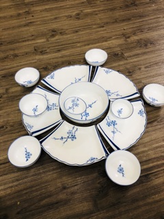 Set đồ ăn cuốn thư 5 cánh