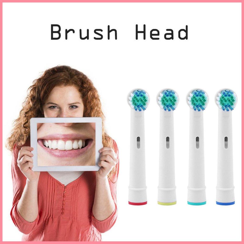 4 pcs Replacement Electric Toothbrush Heads SB-17A For Oral B Brau
