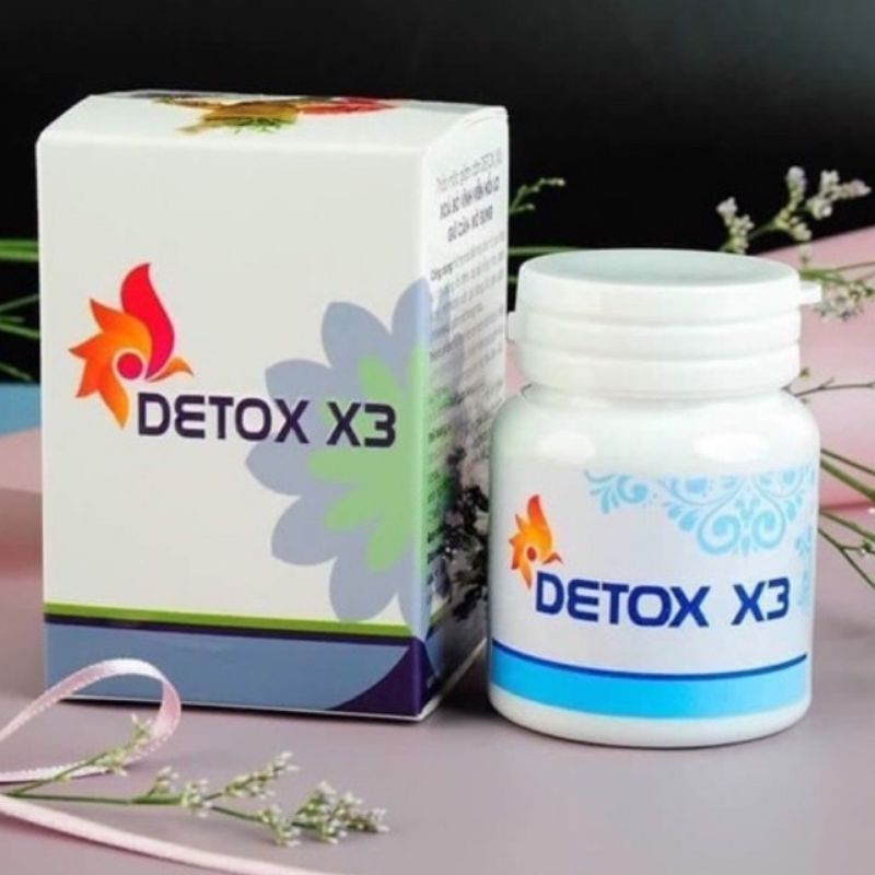 (Cam Kết Chính Hãng)Detox x3  -Chuyên giảm mỡ bụng hiệu quả