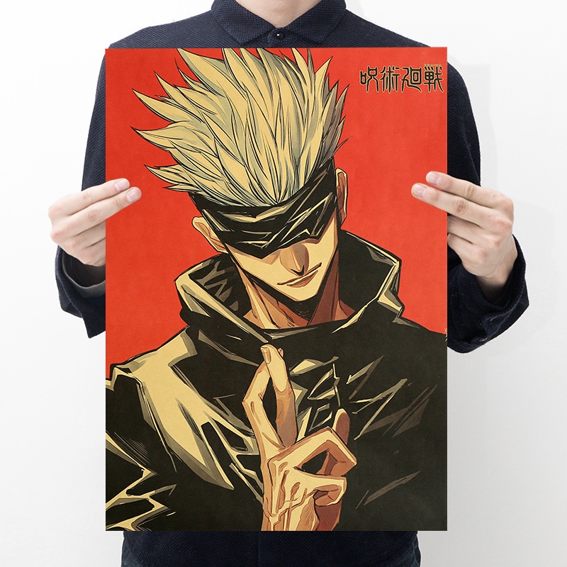 Poster Jujutsu Kaisen giấy Kraff 35*51cm