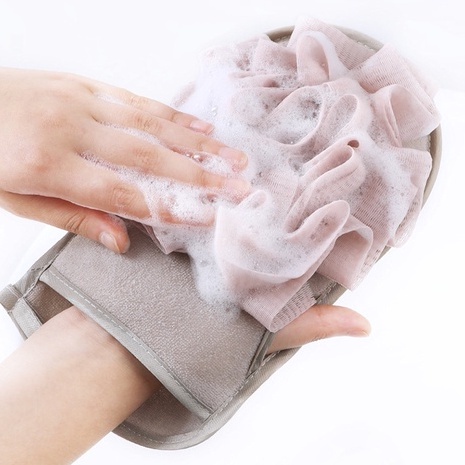 Găng Tay Tẩy Tế Bào Chết Chống Trượt Dưỡng Ẩm Cho Da Khi Tắm, Bông Tắm 2 Mặt Cao Cấp 88330