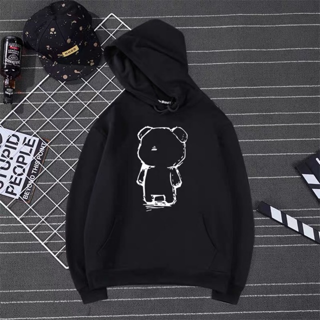 Áo hoodie nữ WIND unisex form rộng nỉ WIND HD24 thời trang nam nữ oversize ulzzang