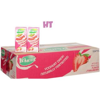 [hsd 08.2021] Thùng 48 hộp sữa chua uống Yomost vị dâu 170ml