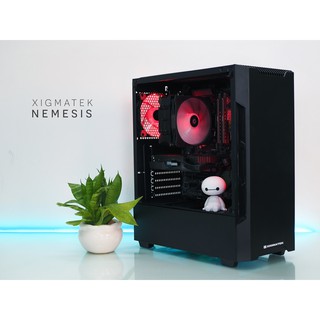 Vỏ case máy tính Xigmatek Nemesis Black | Kính cường lực | Hỗ trợ lắp main ATX, Micro-ATX, ITX