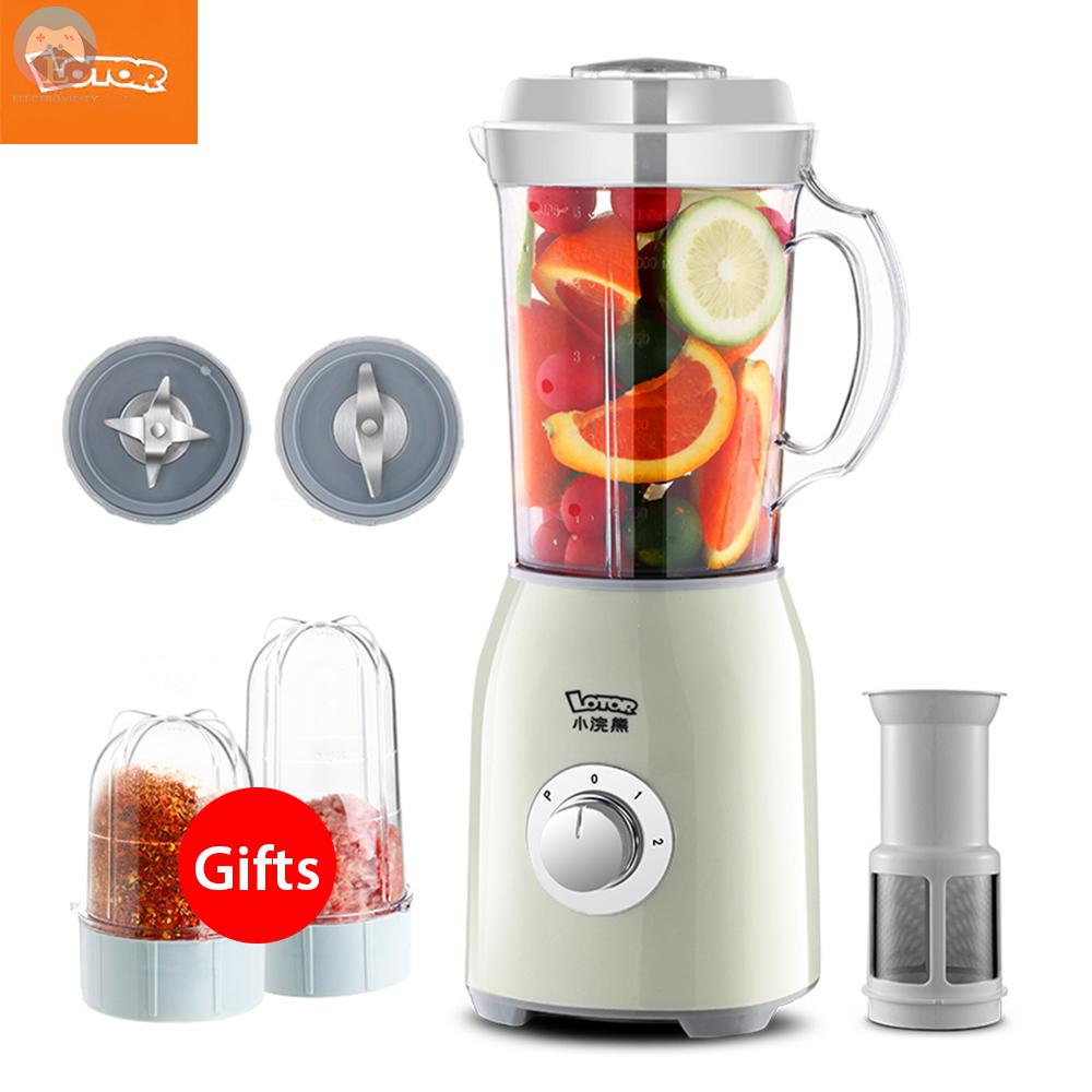 Ê LOTOR Smart High-Speed Blender/Mixer 400W Nutrient Extractor BPA-Free Countertop Blender with Total Crushing Technology/3 Speeds Kitchen System - Electric Grinder/Juicer/Soymilk Machine in One Machine 220V