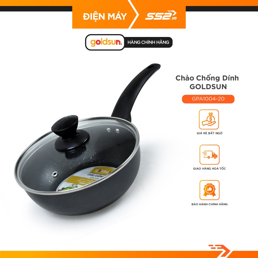 Chảo chống dính goldsun GPA1004-20- Hàng Chính Hãng