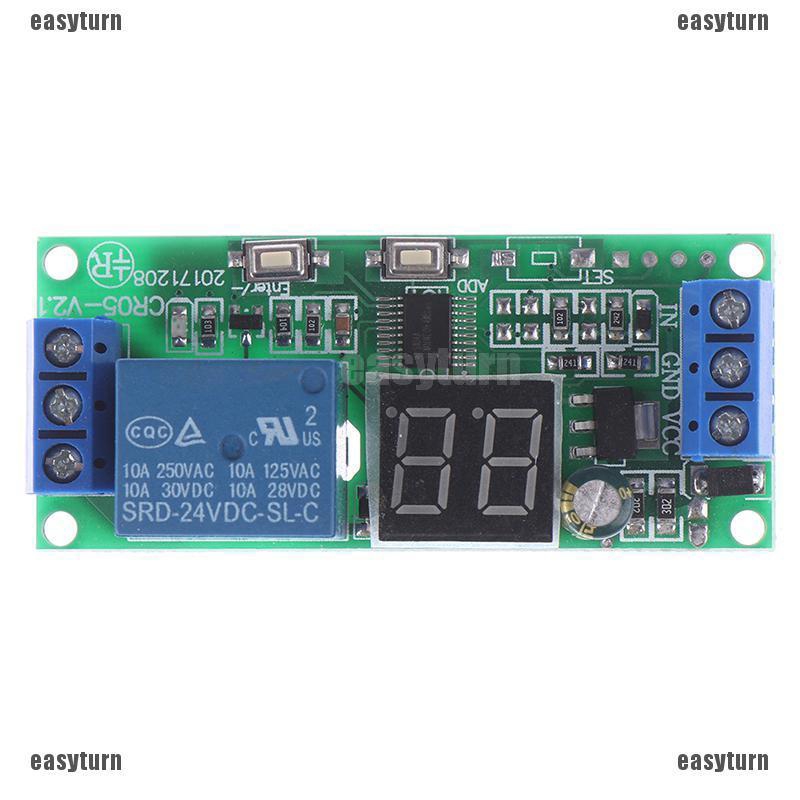 🌸ĐẦY ĐỦ 🌸Multifunction digital time infinite delay switch timer relay module dc5v12v24v