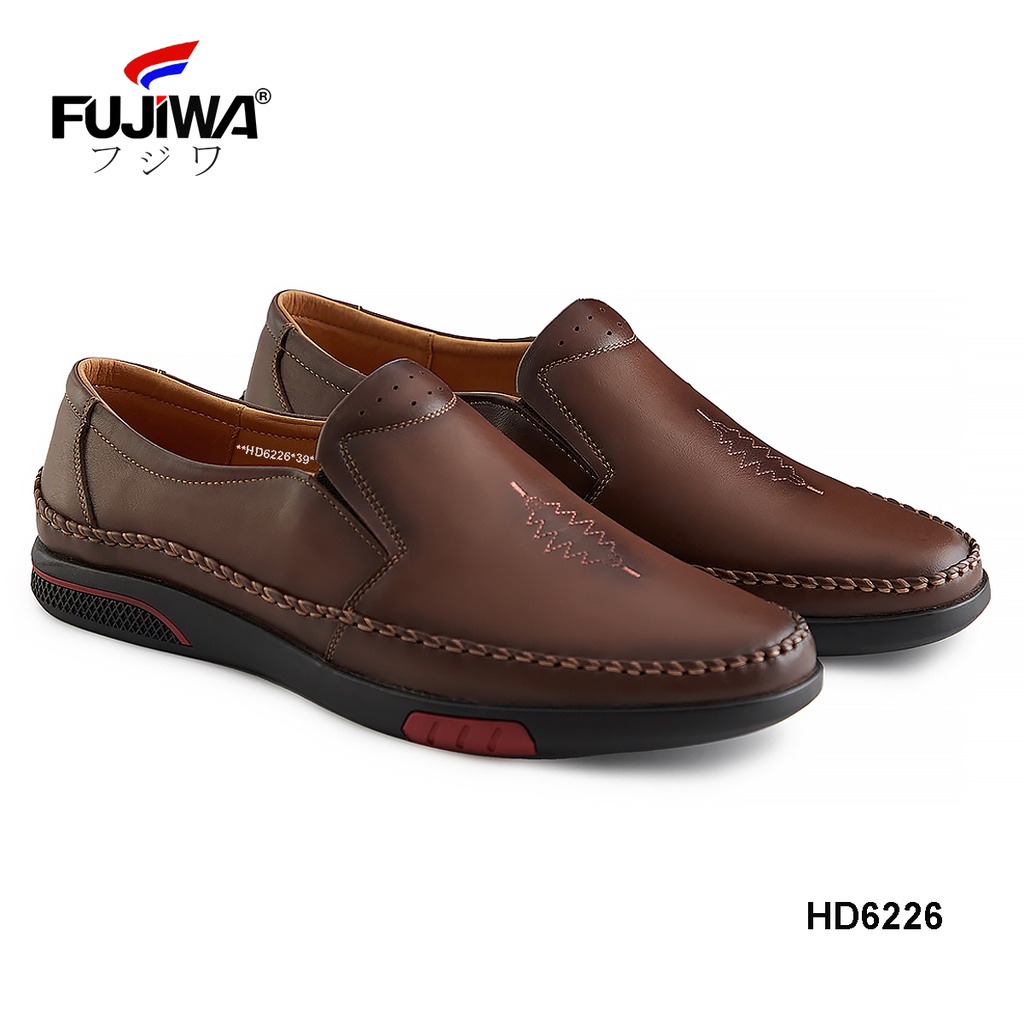 Giày Lười Da Bò Nam FUJIWA - HD6226. Form Giày Rất Đẹp. Được Đóng Thủ Công (Handmade). Có Size:  38, 39, 40, 41, 42, 43