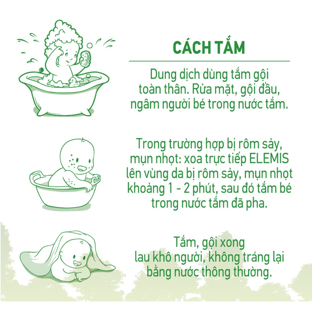 Thảo dược tắm bé Elemis (Dược Khoa Xanh)