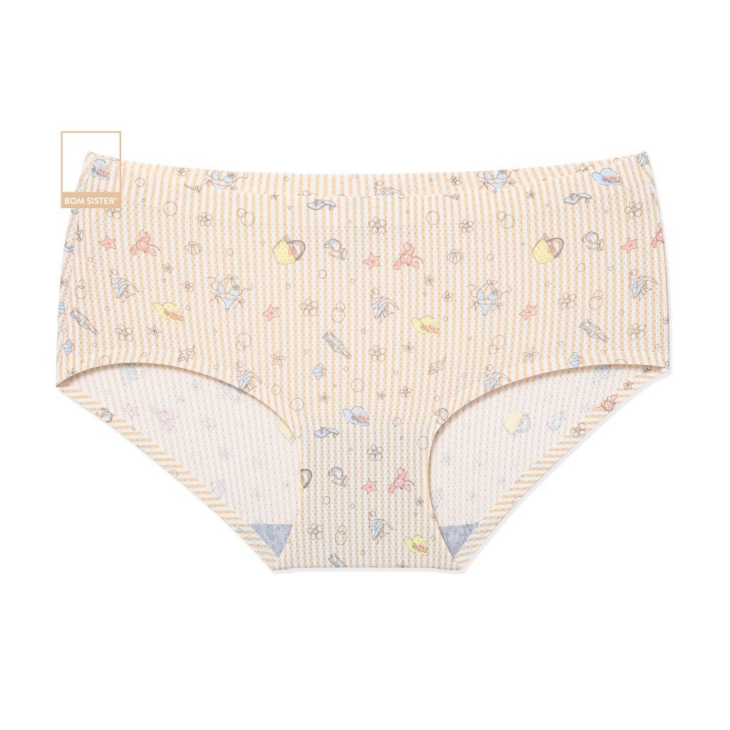 [Mã FAMALLT5 giảm 15% đơn 150k] Quần lót su đúc thông hơi ép viền hoạ tiết dễ thương phần 4 BOM SISTER Q5875 | BigBuy360 - bigbuy360.vn