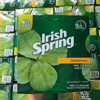 Xà bông diệt khuẩn Irish Spring Original 106g - Mỹ