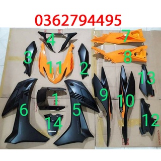 Dàn áo Winner X bản Cam Đen (bán lẻ)