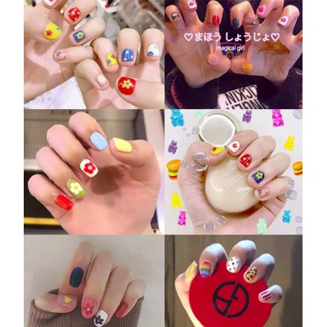 Z0507 Sticker Dán Móng Nước Họa Tiết Trái Cây Xinh Xắn, Trang Trí Mẫu Nail Bukao
