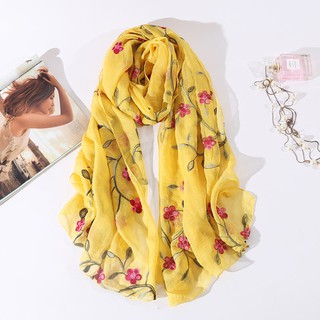 KH012 Khăn voan thêu 3D Spring cao cấp