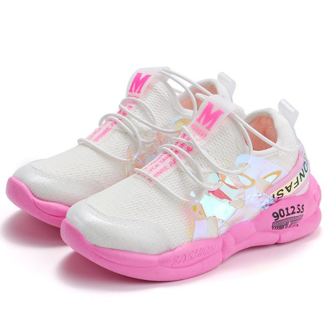 GIÀY THỂ THAO ĐẾ GẤU THUN LƯỜI DÂY RÚT SIÊU MỀM CHO BÉ TRAI BÉ GÁI