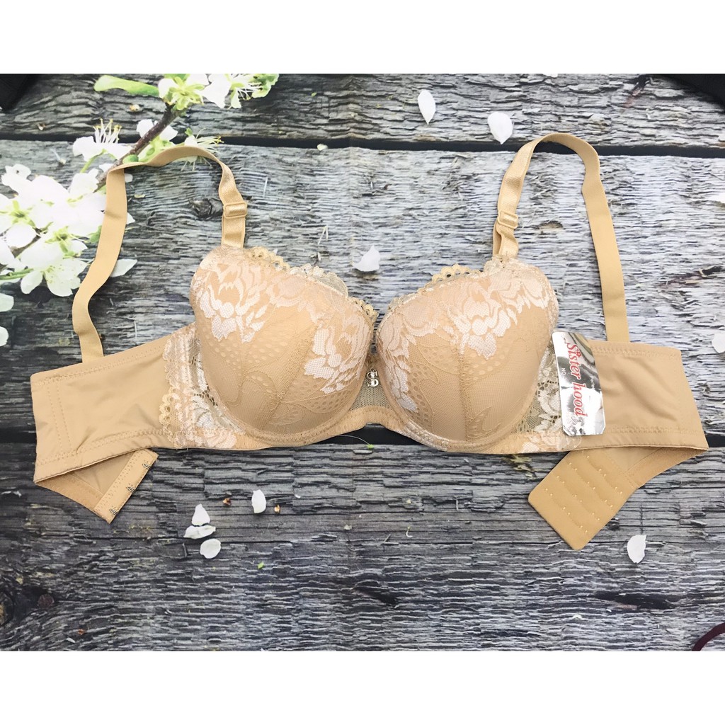 Áo ngực nữ không đệm, quả to có gọng, big size, lót nội y Thái lan Sister hood 730, Leblur | BigBuy360 - bigbuy360.vn