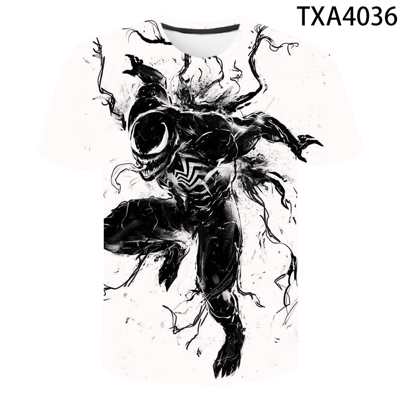 Áo Thun Ngắn Tay In Hình VENOM 3D HD Thời Trang Mùa Hè 2022 Cho Nam Nữ