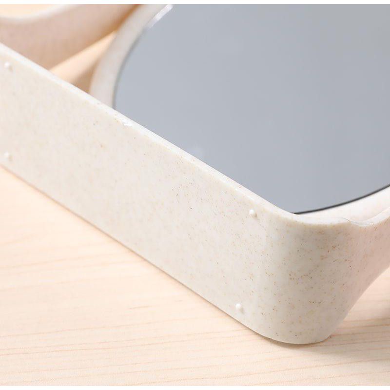 Gương trang điểm để bàn 2 mặt gương xoay 360''