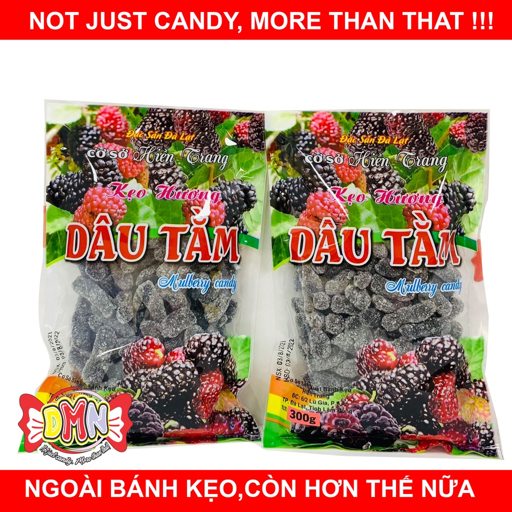 ĐẶC SẢN KẸO DÂU TÂY ,DÂU TẰM 300G MÓN ĐẶC TRƯNG ĐÀ LẠT