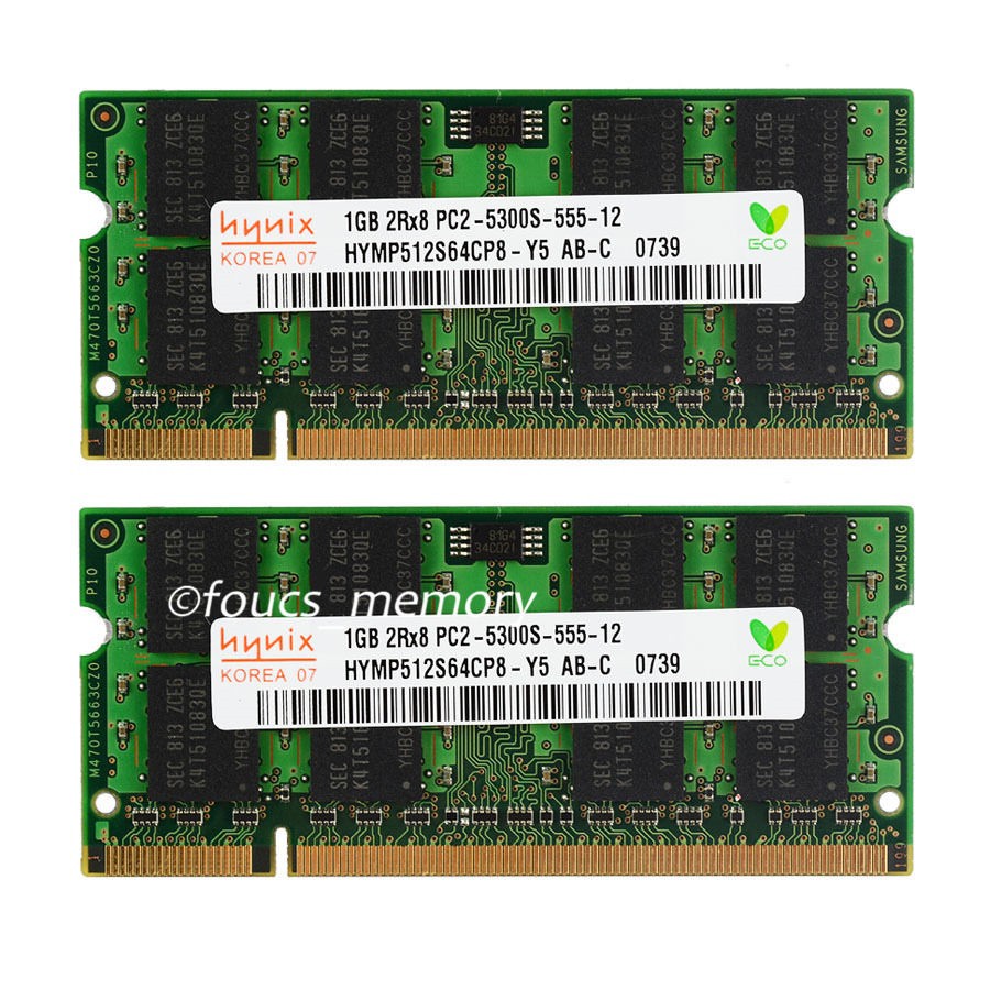 Ram laptop DDR2 1G bus 667- 5300s