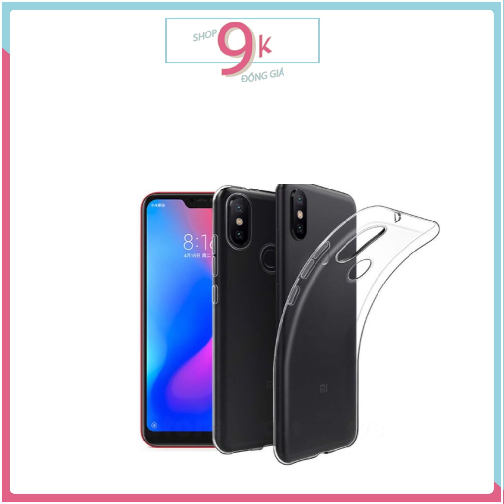 Ốp silicon cao cấp trong suốt cho XIAOMI REDMI NOTE 6 PRO