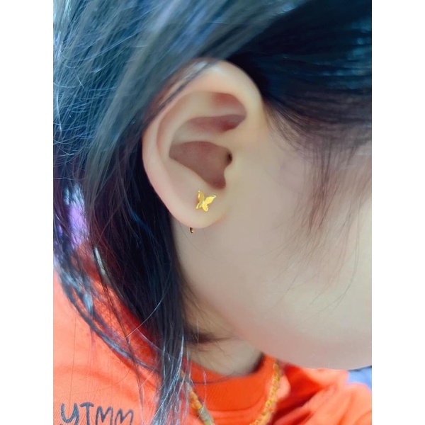 Bông tai hồ điệp gold 10 k