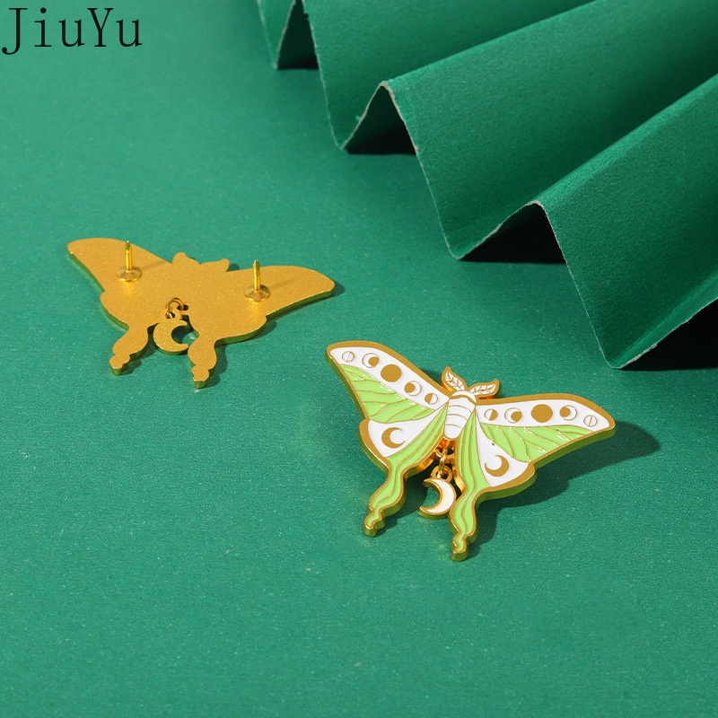 Ghim Cài Áo Hình Bướm Hoạt Hình Nhiều Màu Sắc Bằng Kim Loại
