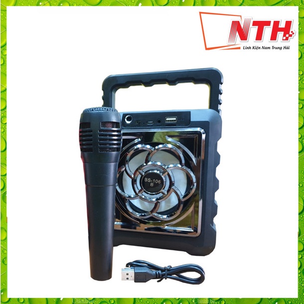 Loa Hát Karaoke Mini Bluetooth BS-106