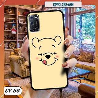 Ốp điện thoại OPPO A52/ A92 lưng nhám viền cao su dẻo in hình