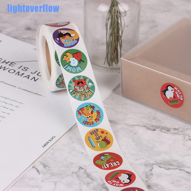 Cuộn 500 sticker mang thông điệp khuyến khích bé yêu