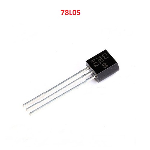 [10 CON] IC 78L05 TO-92 5V 100mA [Chân Cắm] loại tốt, LINH KIỆN ĐIỆN TỬ HẠ ÁP 5V 78L05