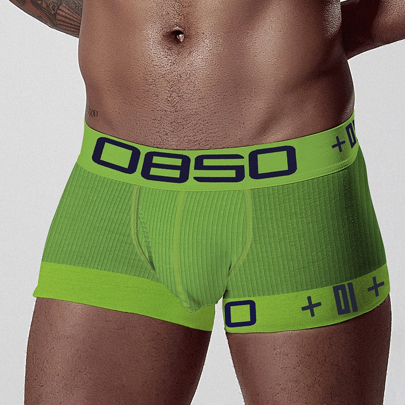 ORLVS Quần lót boxer 6 màu sắc tự chọn thoáng khí mềm mịn M-XXL Bs3514 cho nam